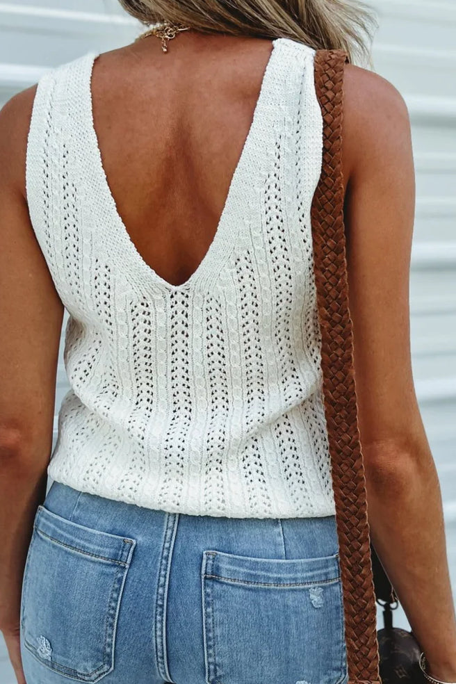 Button Down Knit Vest