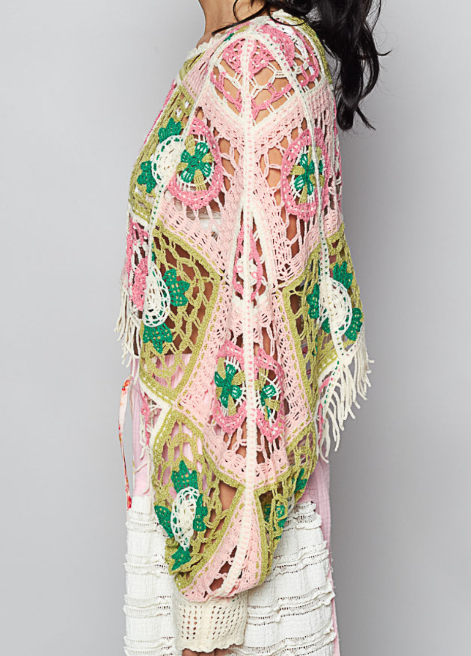 PREORDER- POL Granny Crochet Top