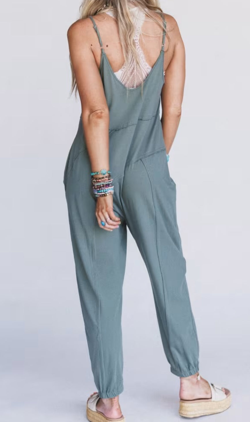 Very J Harem Jumpsuit