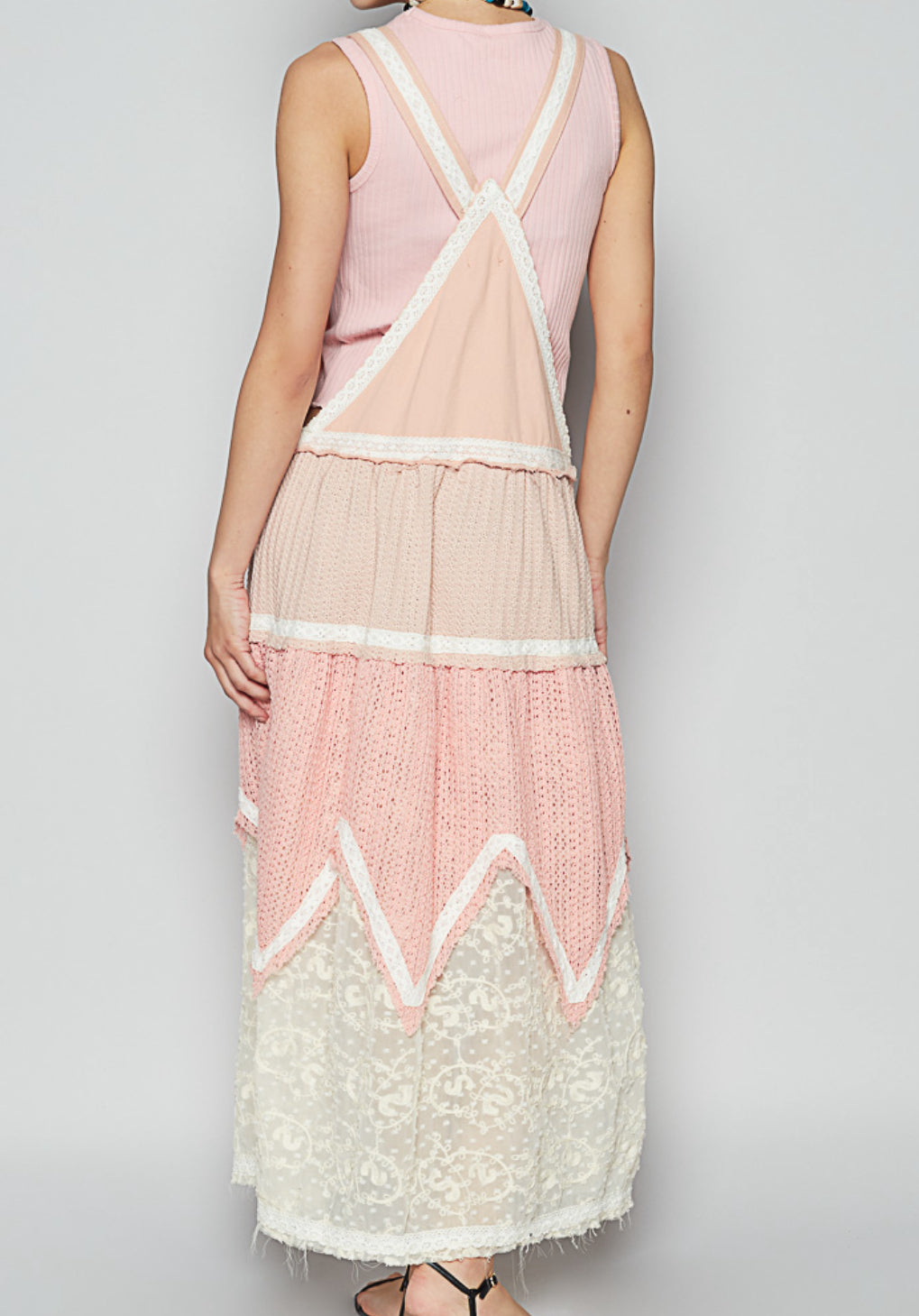POL Lace Overall Dress