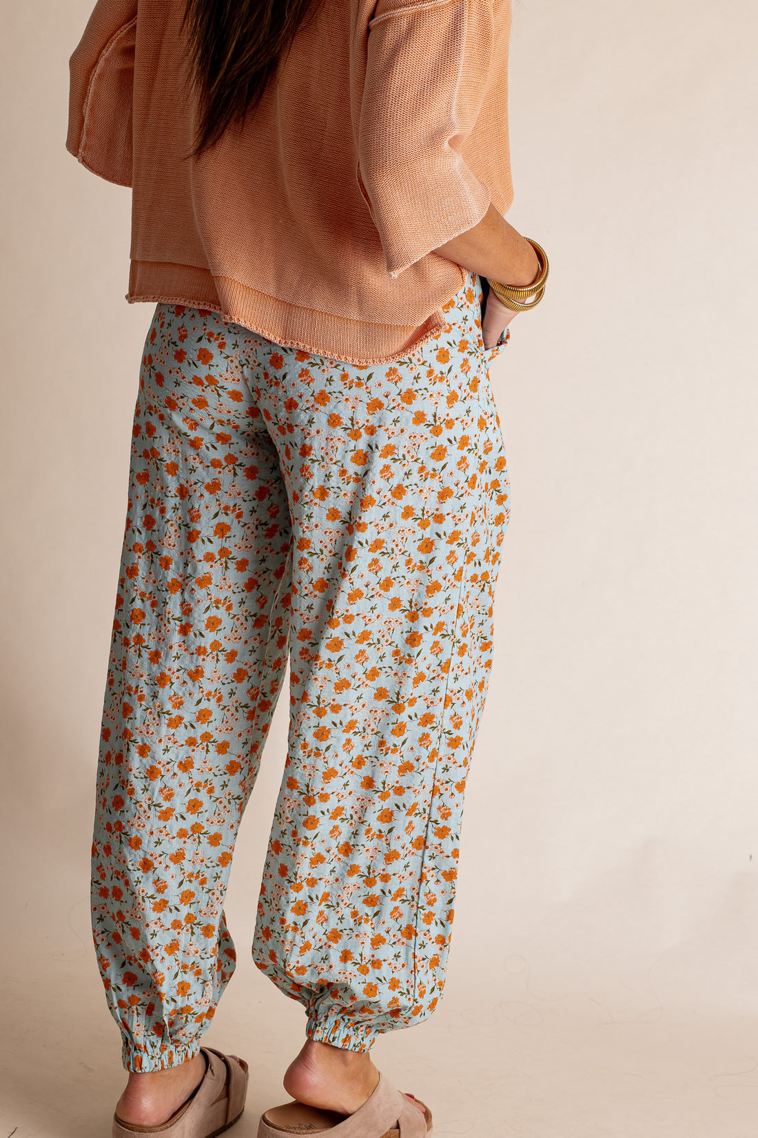 POL Boho Floral Jogger