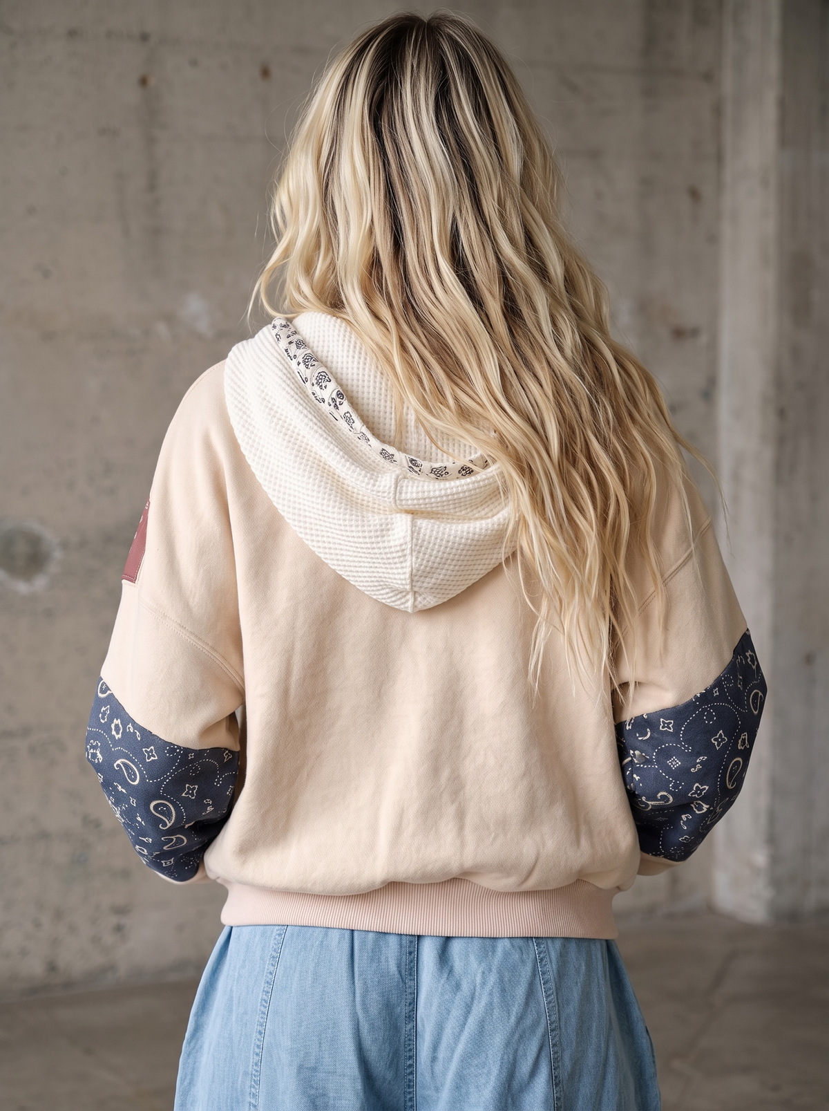 PREORDER - Paisley Patchwork Mixed Media Jacket