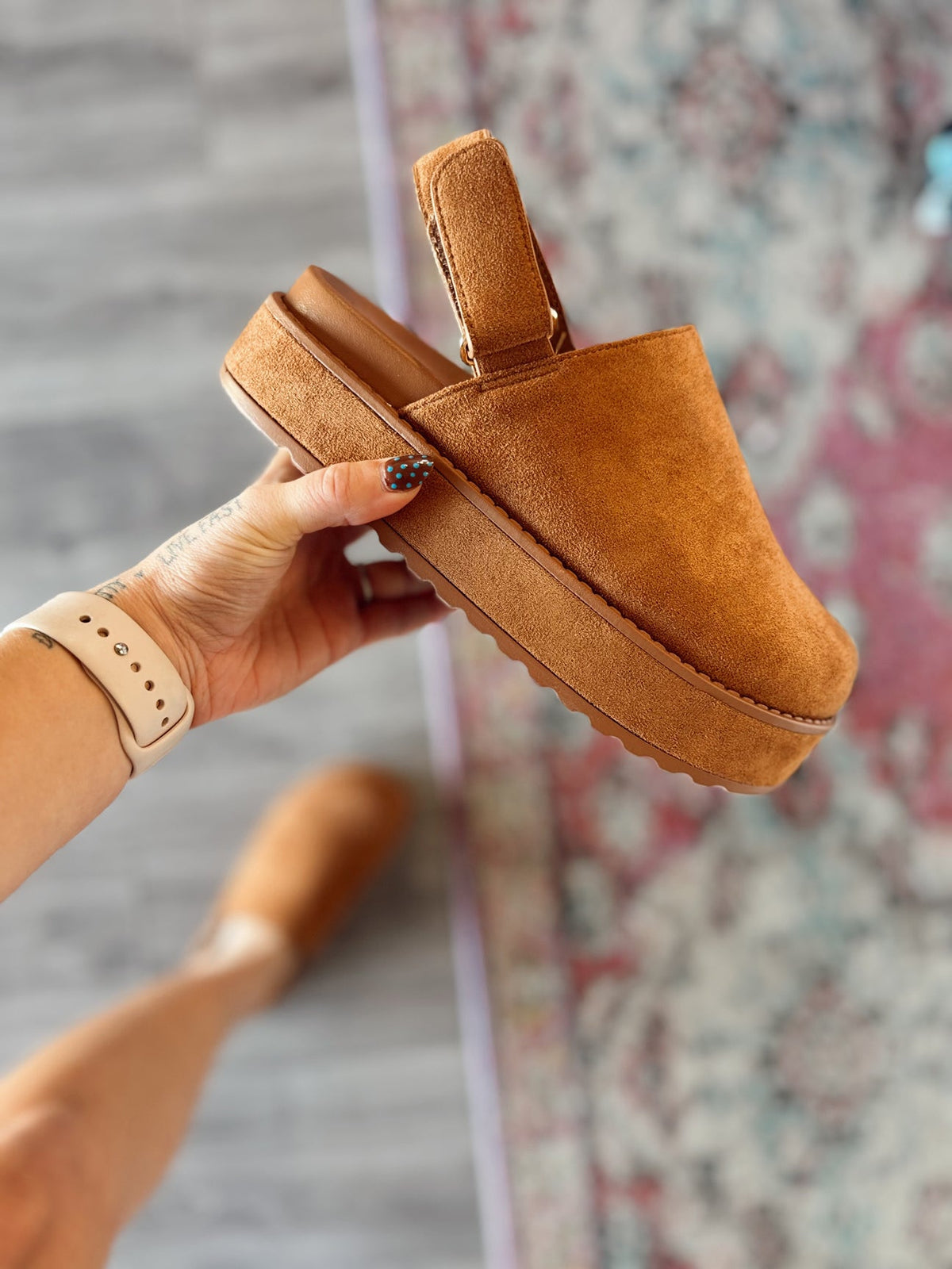 Vegan Suede Clogs