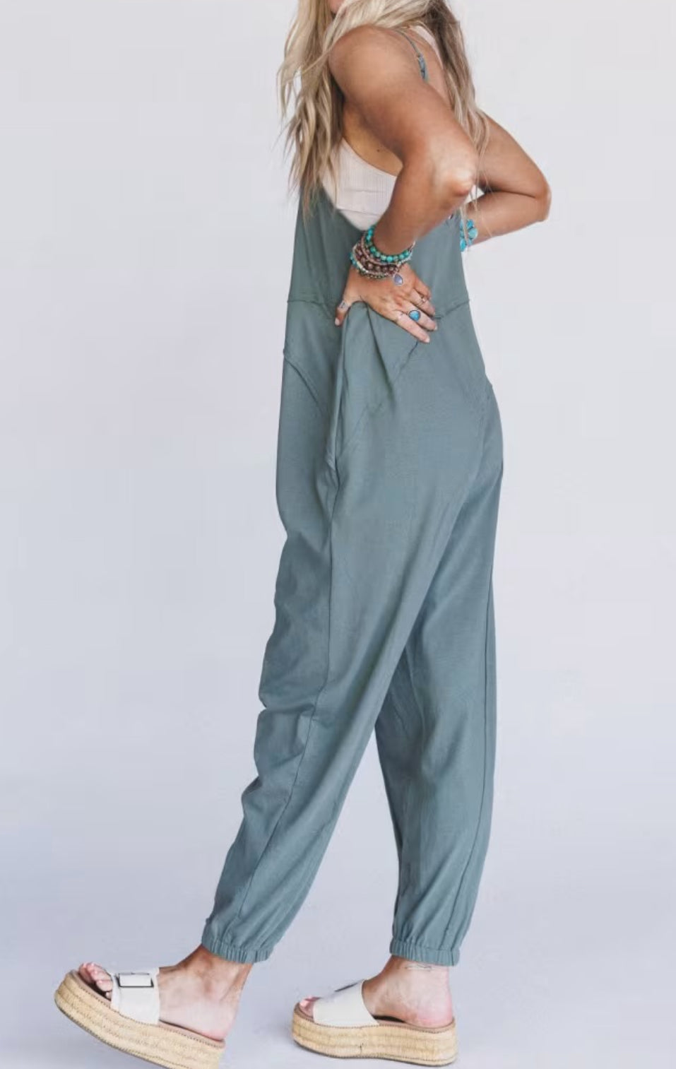 Very J Harem Jumpsuit