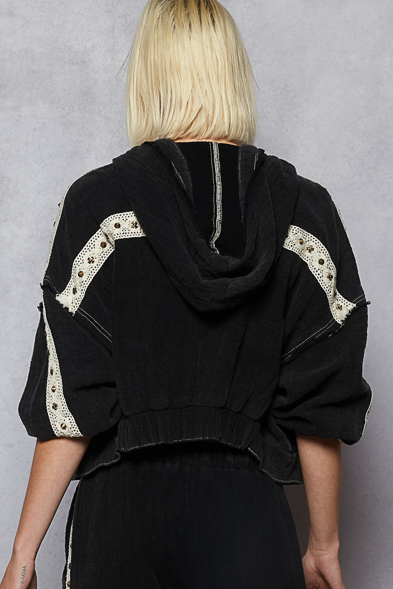 POL Stud Hoodie