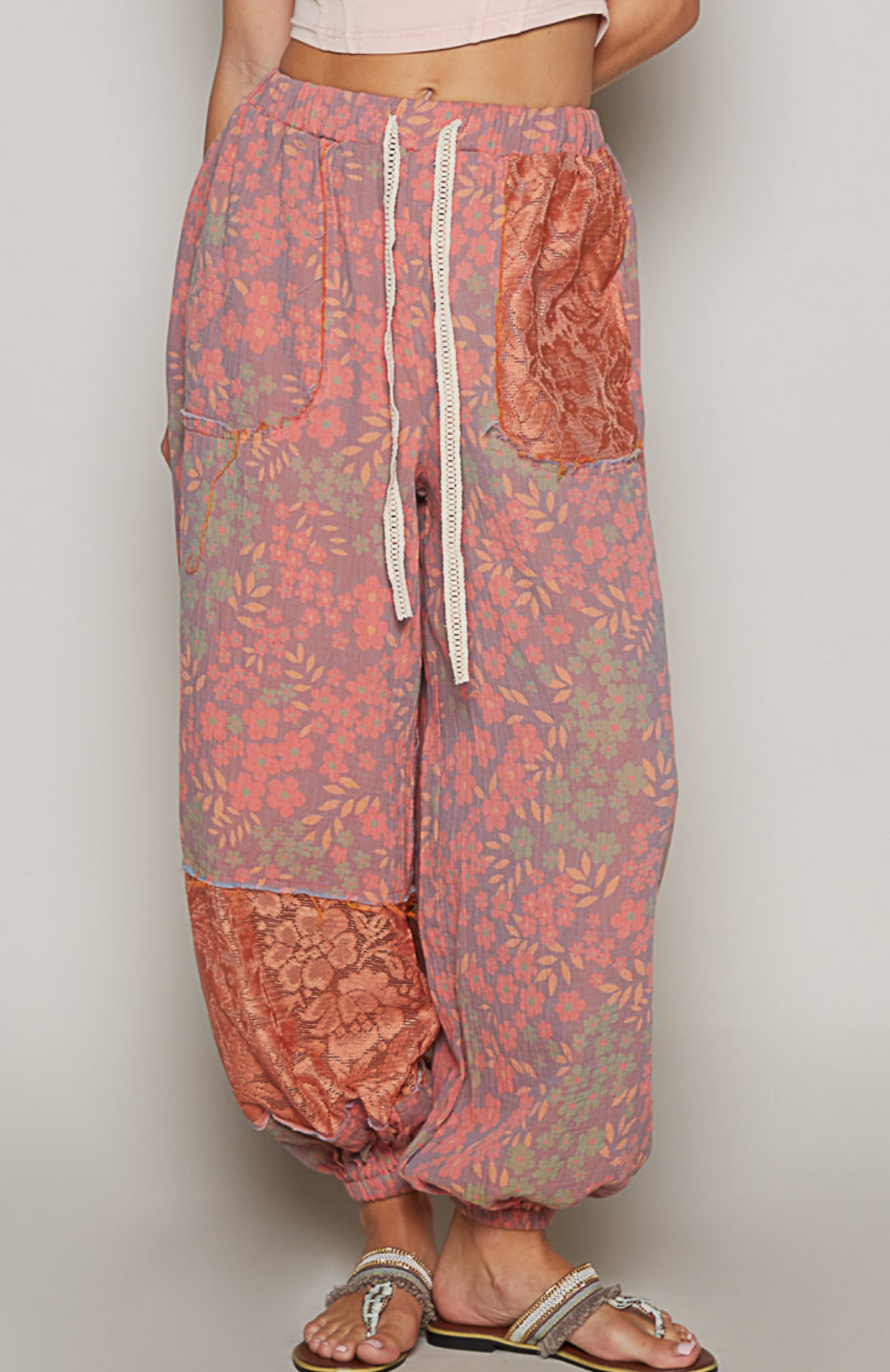 PREORDER - POL Floral Jogger