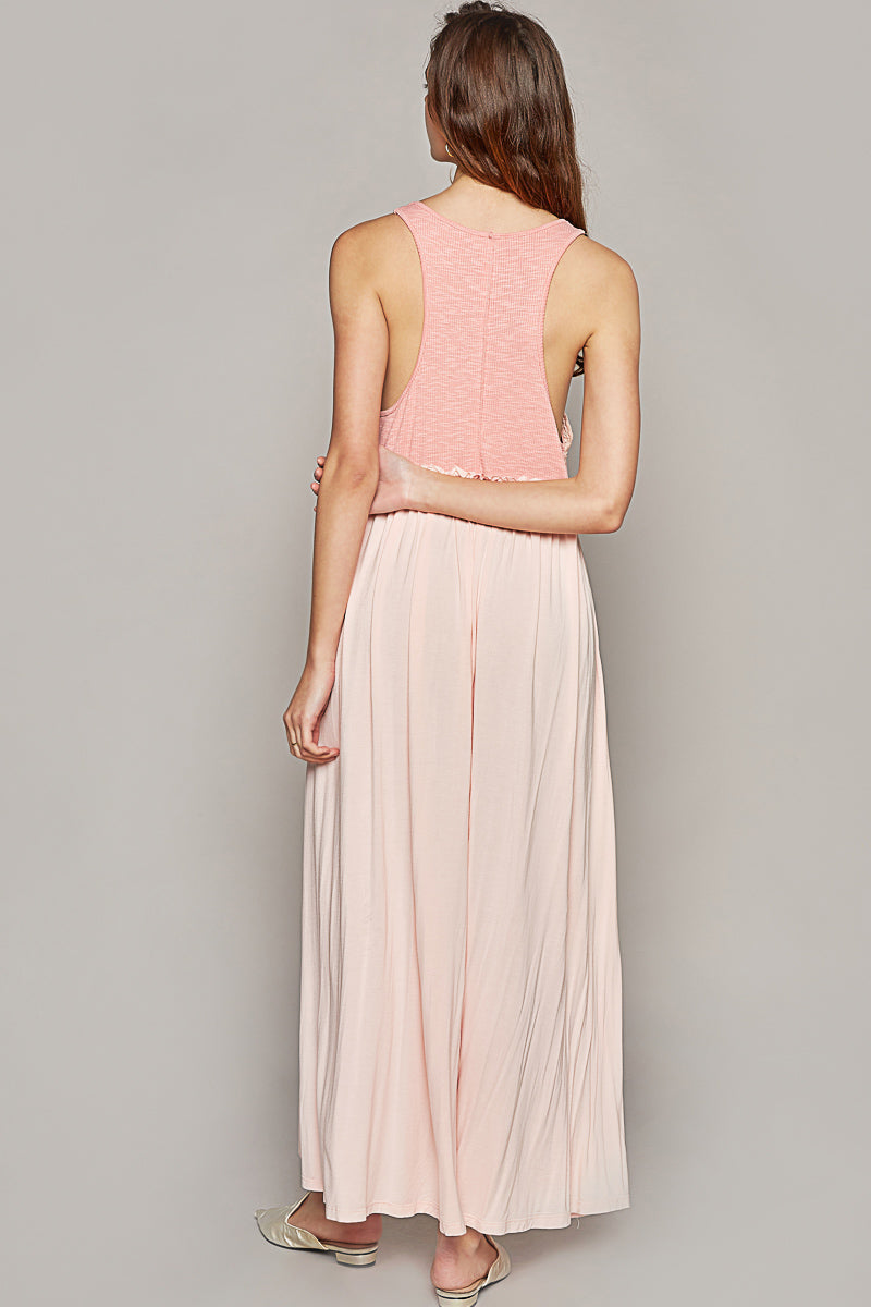 POL Slit Maxi Dress
