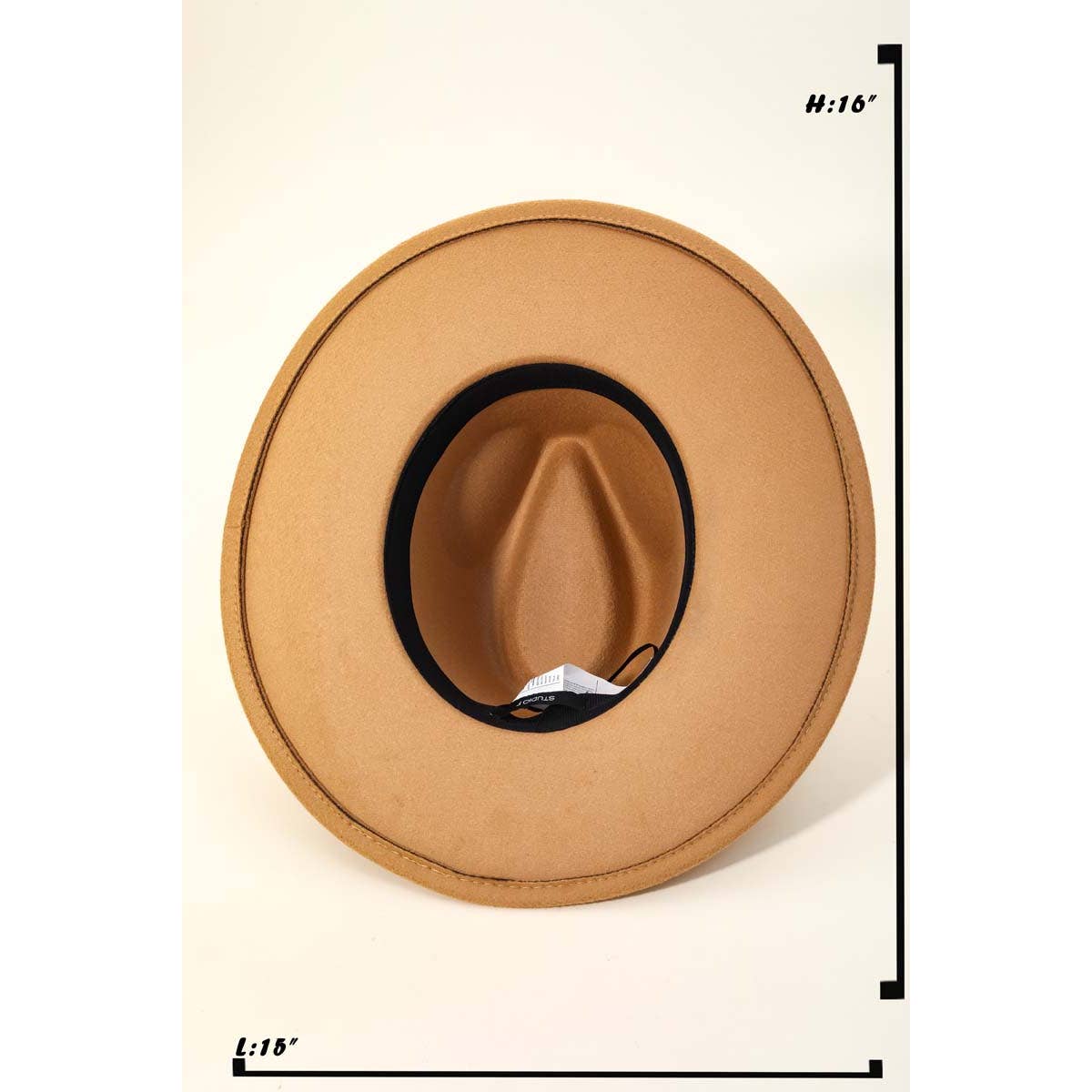 Oval Coin Chain Fedora Hat