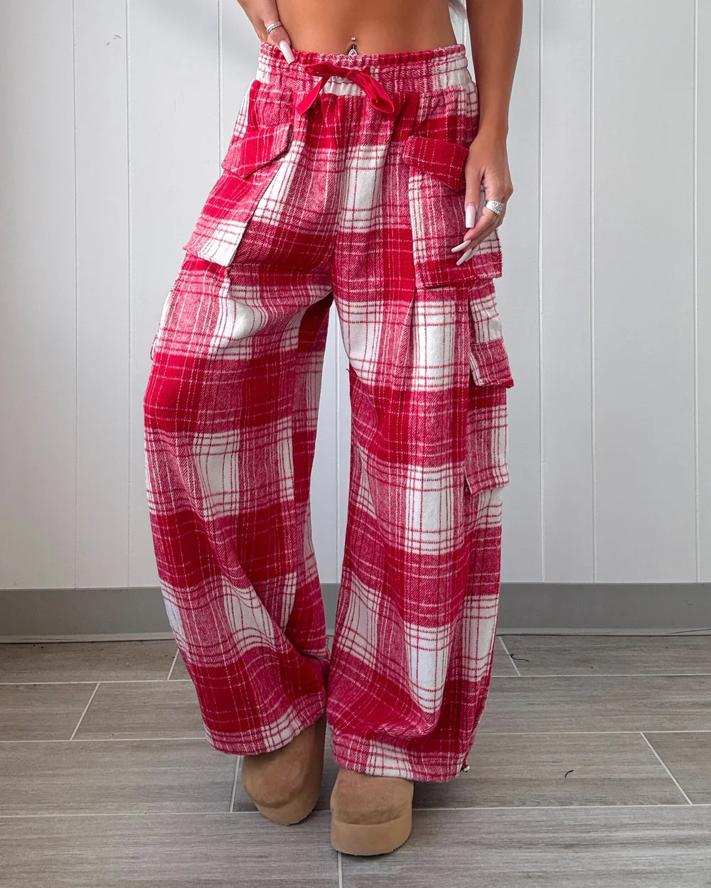 Bibi Plaid Pants