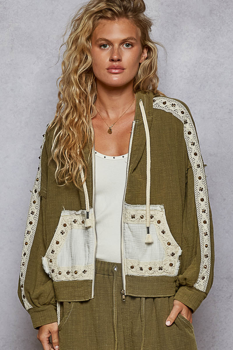POL Stud Hoodie
