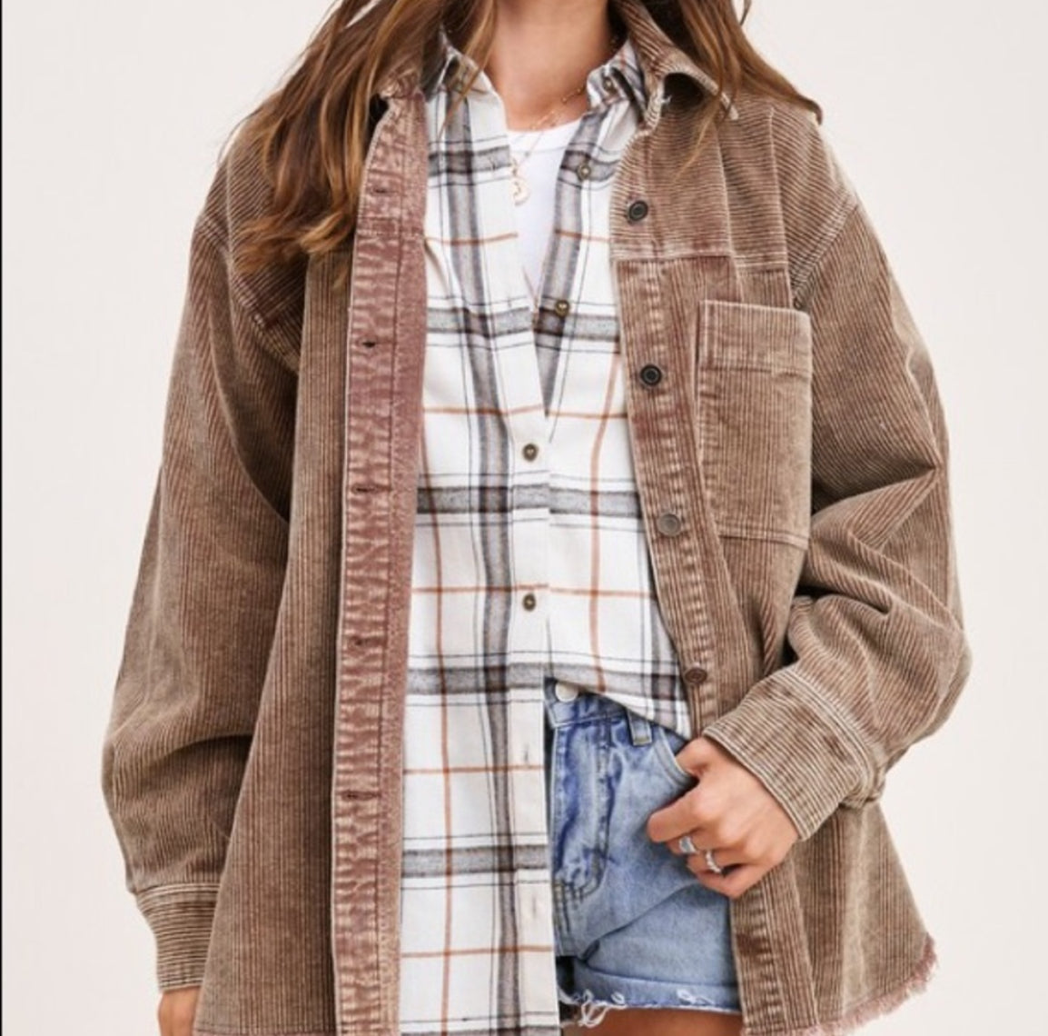 La Miel Flannel Top