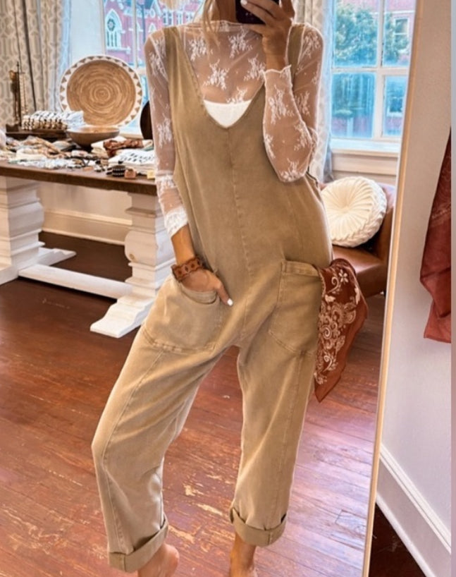 Adjustable Strap Jumpsuit