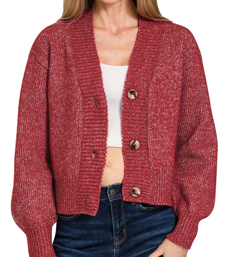 Button Knit Cardigan