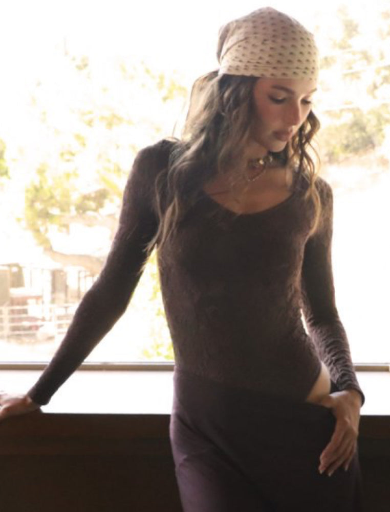 Nikibiki Lace Textured Bodysuit