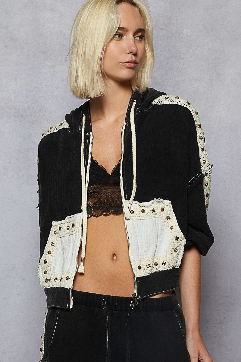 POL Stud Hoodie