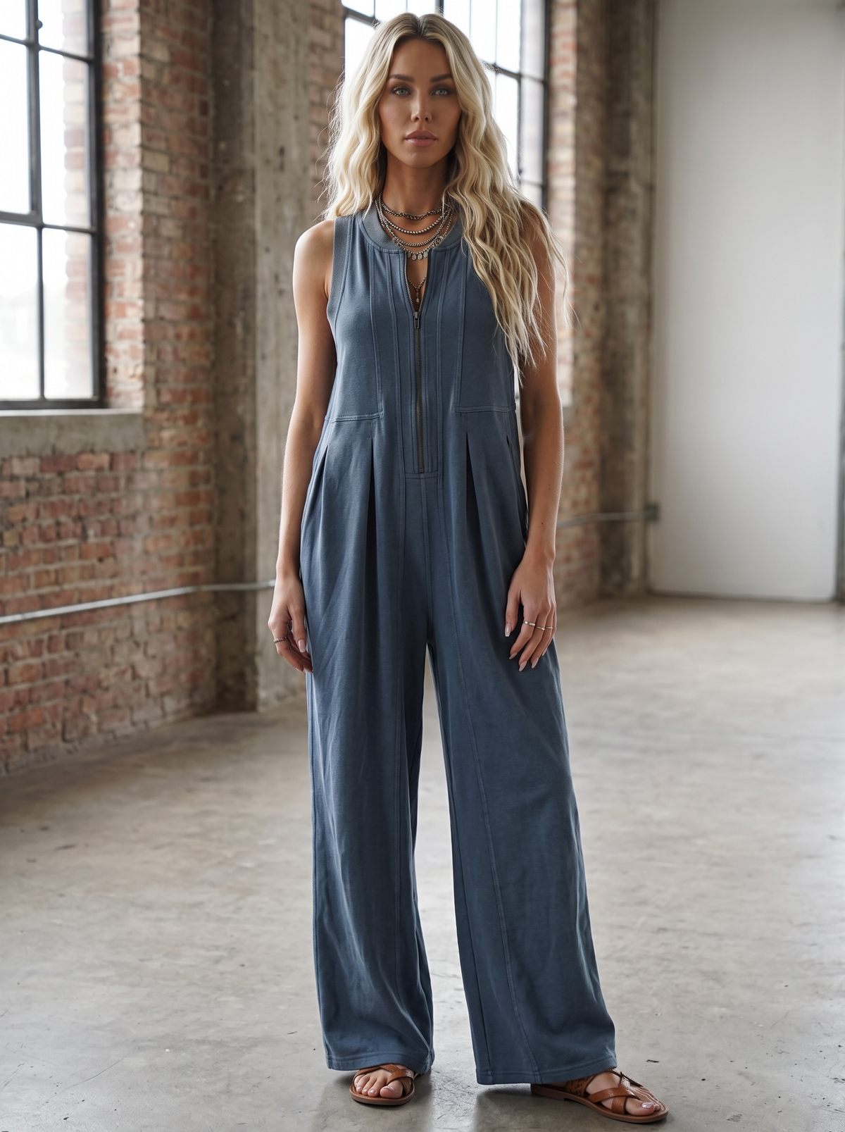 Eesome Mineral Washed Jumpsuit