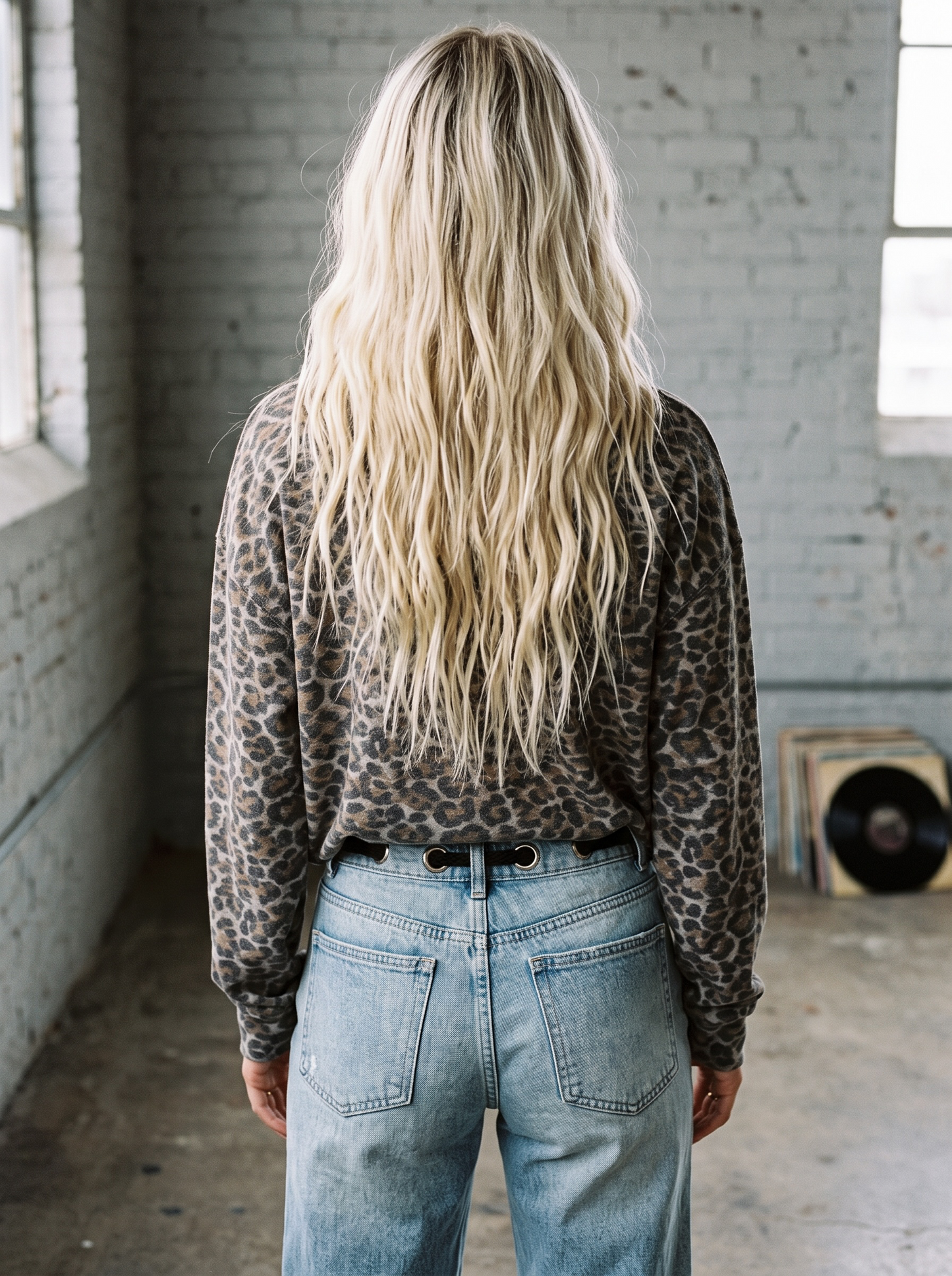 Free Bird Leopard Pullover