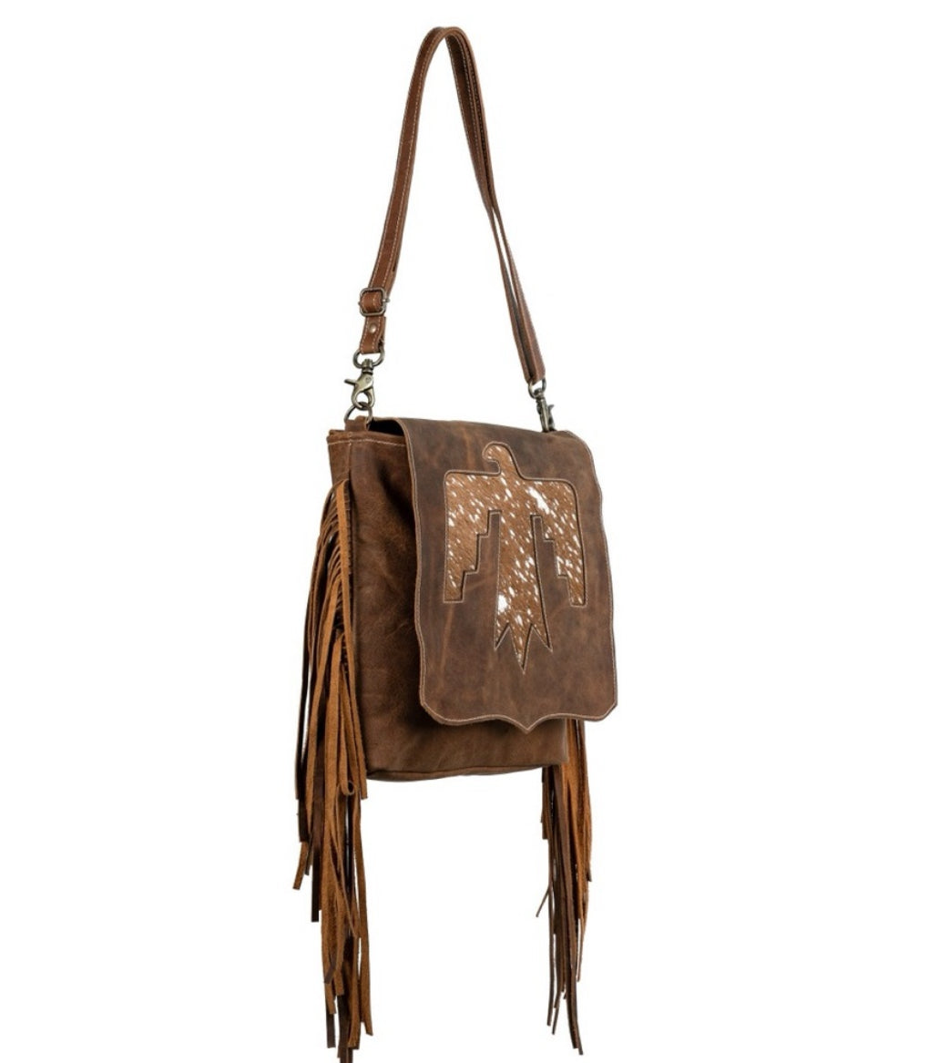 Thunderbird Leather Crossbody Bag