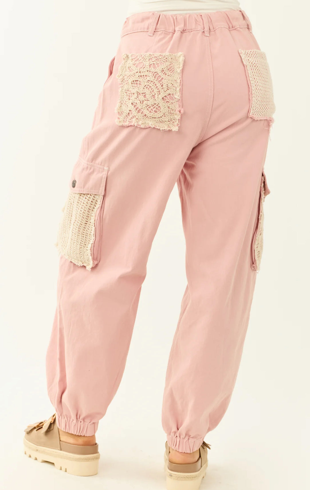 POL Crochet Cargo Jogger