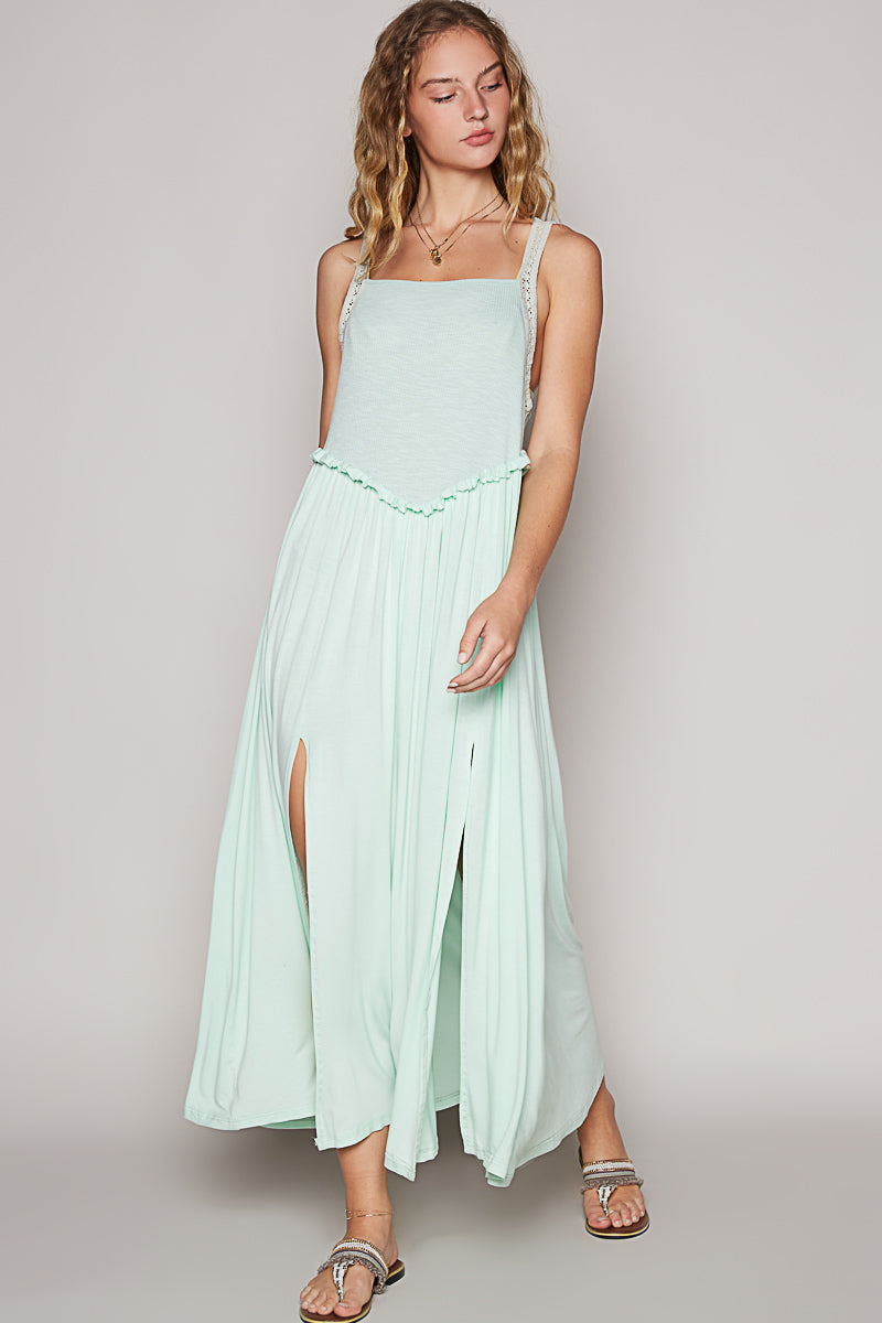 POL Slit Maxi Dress