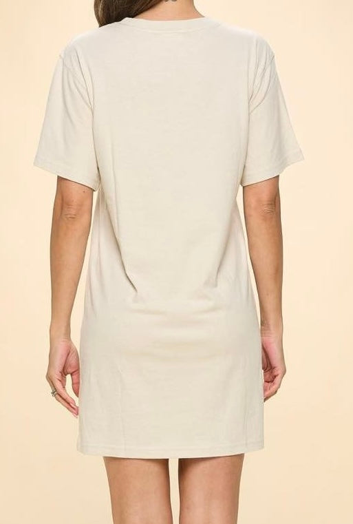 Boot Stitch Tee Dress