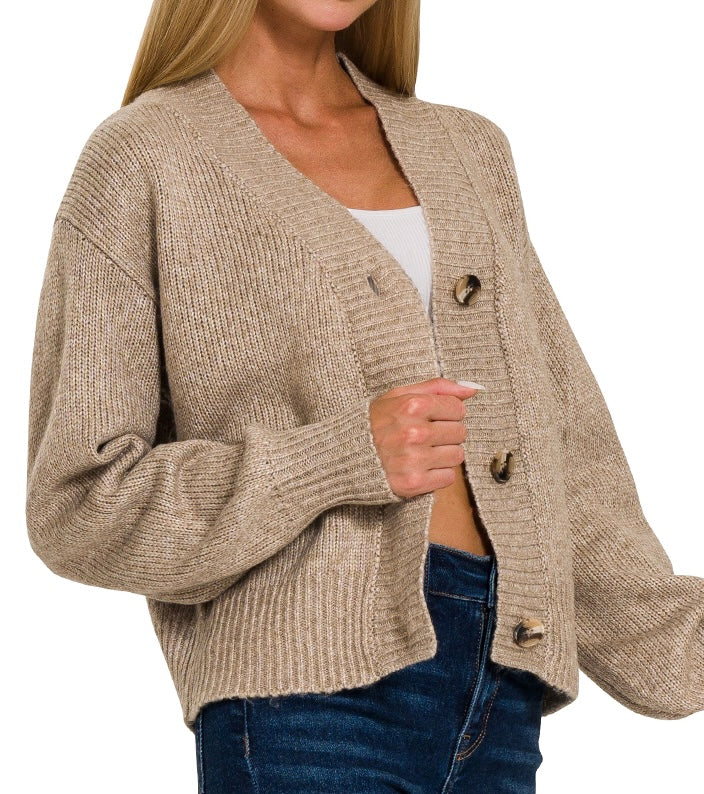 Button Knit Cardigan