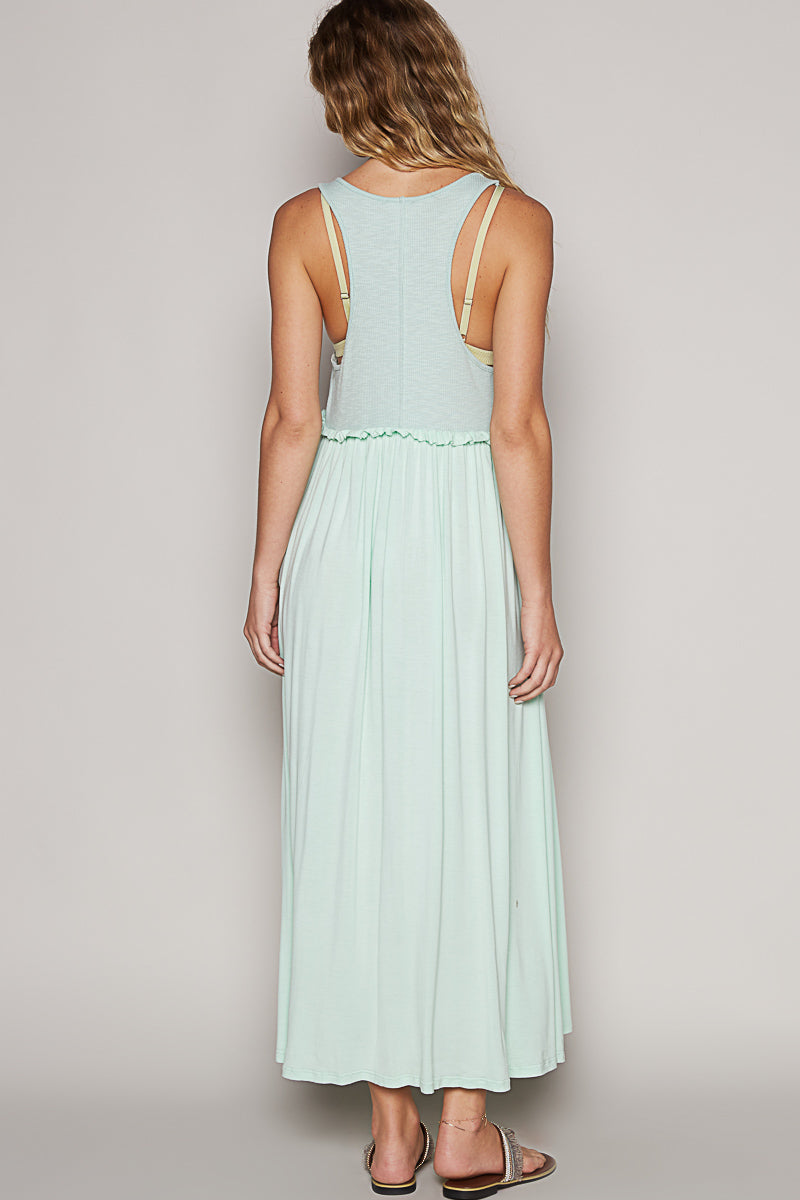 POL Slit Maxi Dress