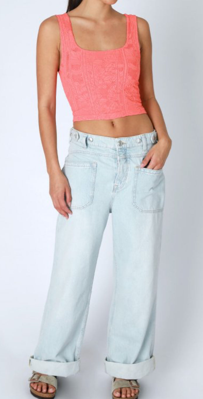 Nikibiki Floral Textured Tank