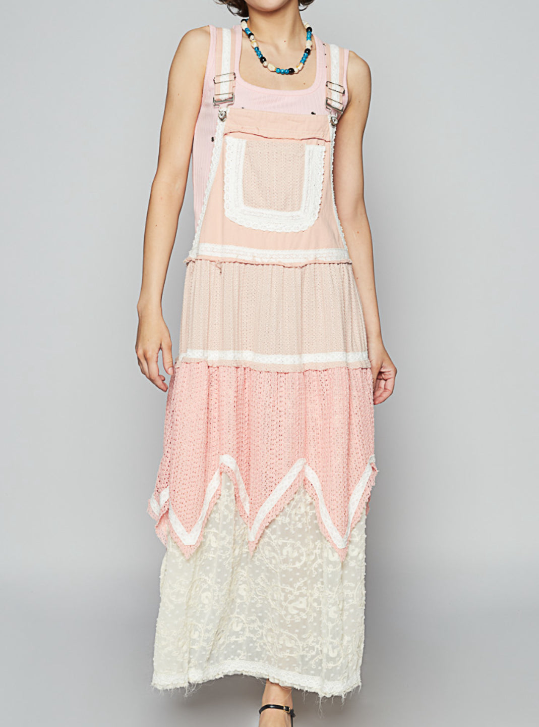 POL Lace Overall Dress