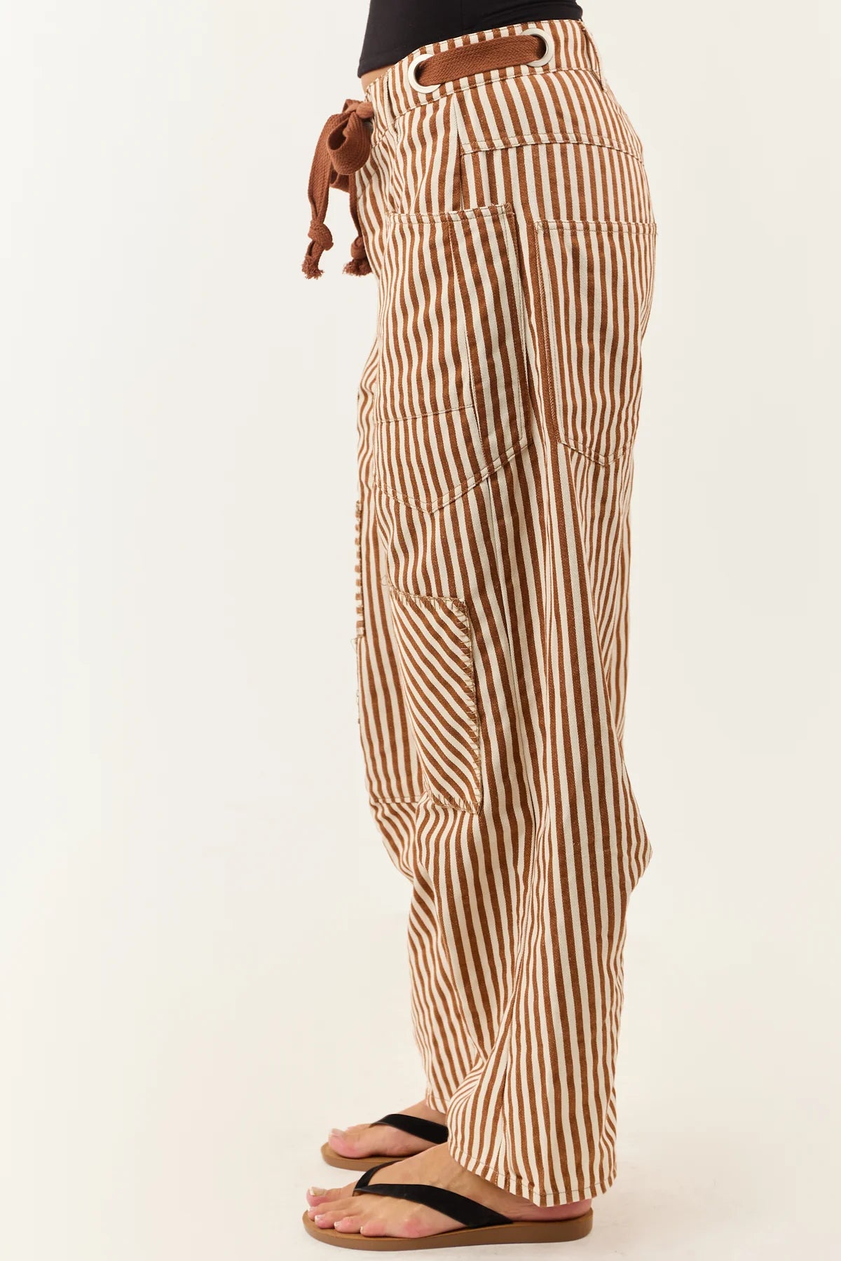 Eesome Striped Barrel Pants
