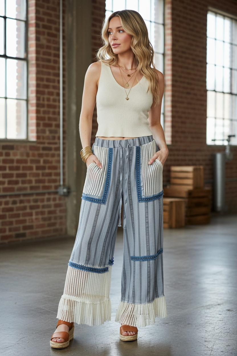POL Striped Pants
