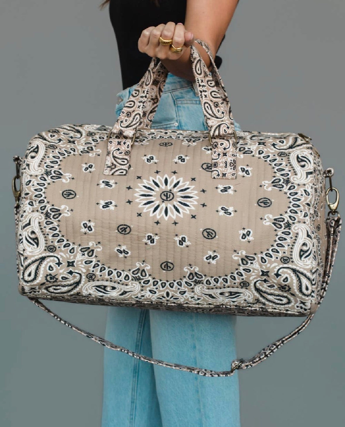 Panache Tan Bandana Duffel