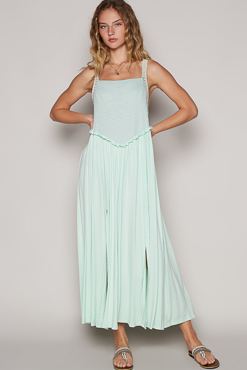 POL Slit Maxi Dress