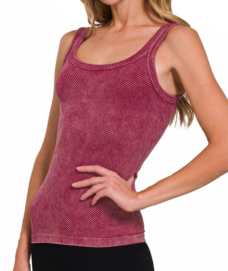 Chevron Ribbed Tank