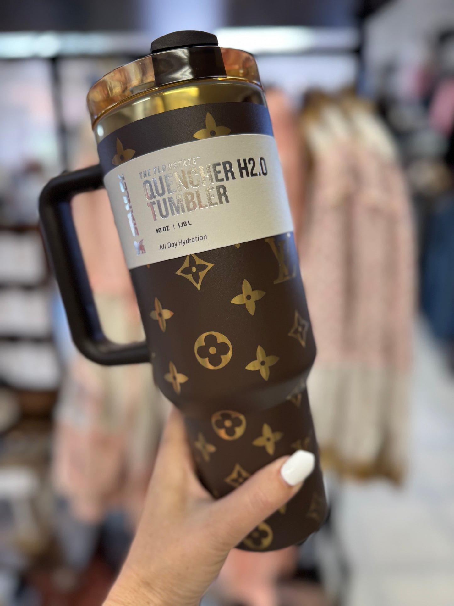 LV Dupe Stanley Tumbler