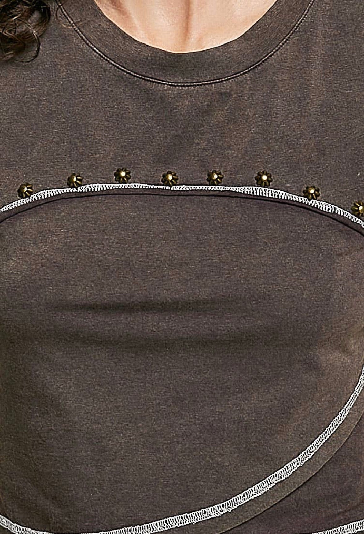 POL Stud Wrap Tee