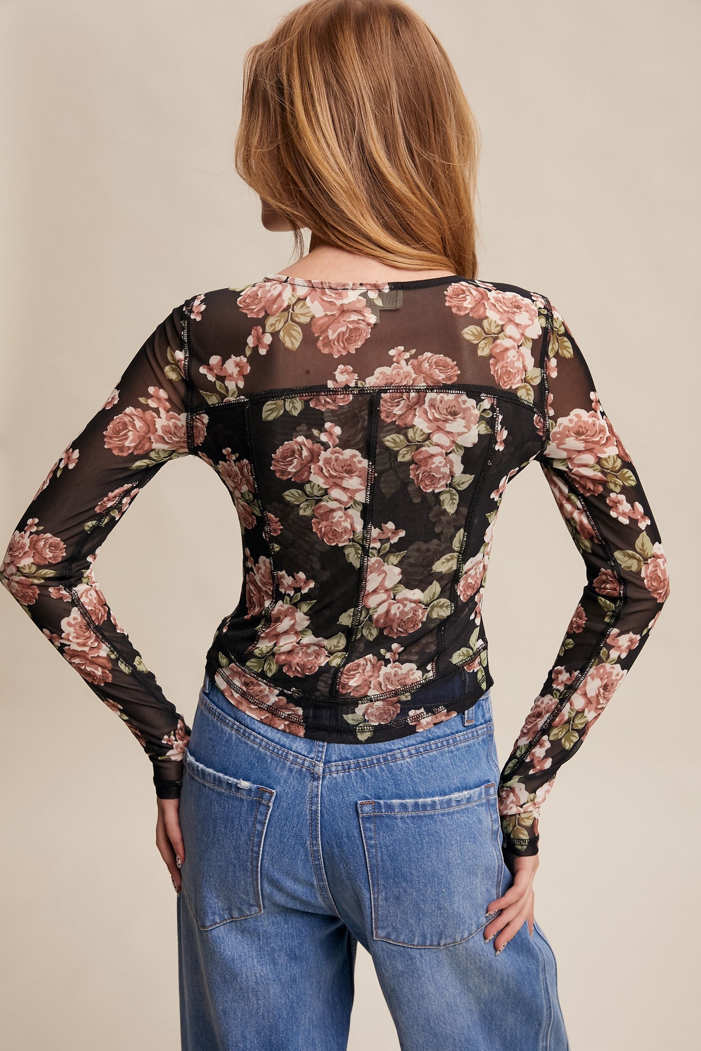 Listicle Floral Top