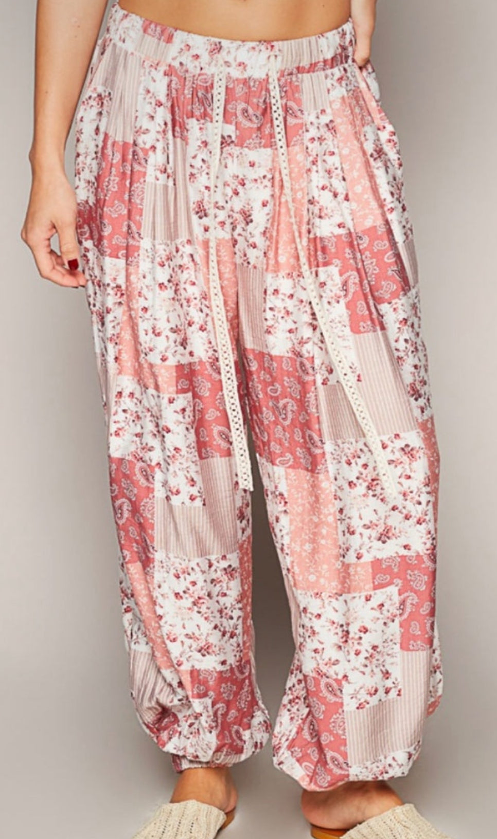 PREORDER - POL Boho Floral Jogger