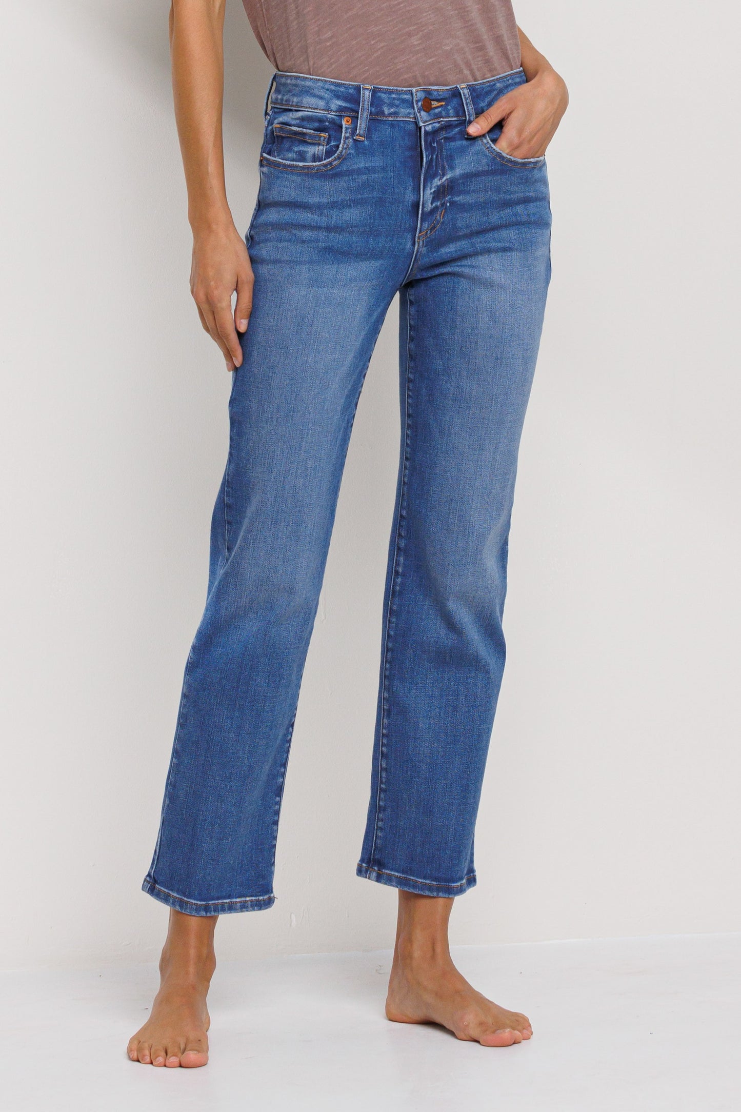 Sneak Peek Slim Straight Jeans