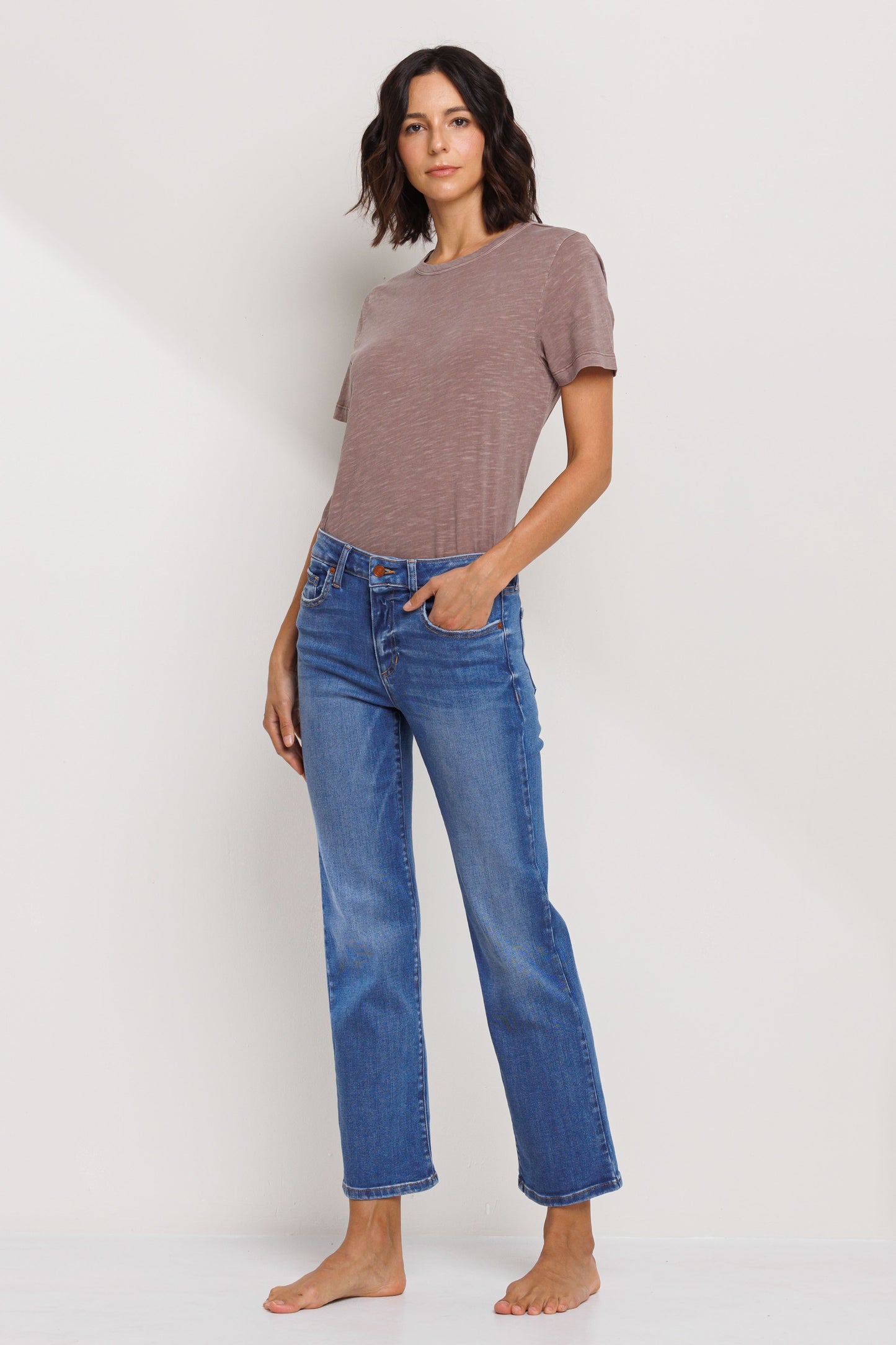 Sneak Peek Slim Straight Jeans