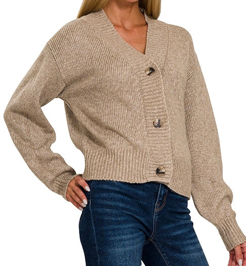 Button Knit Cardigan