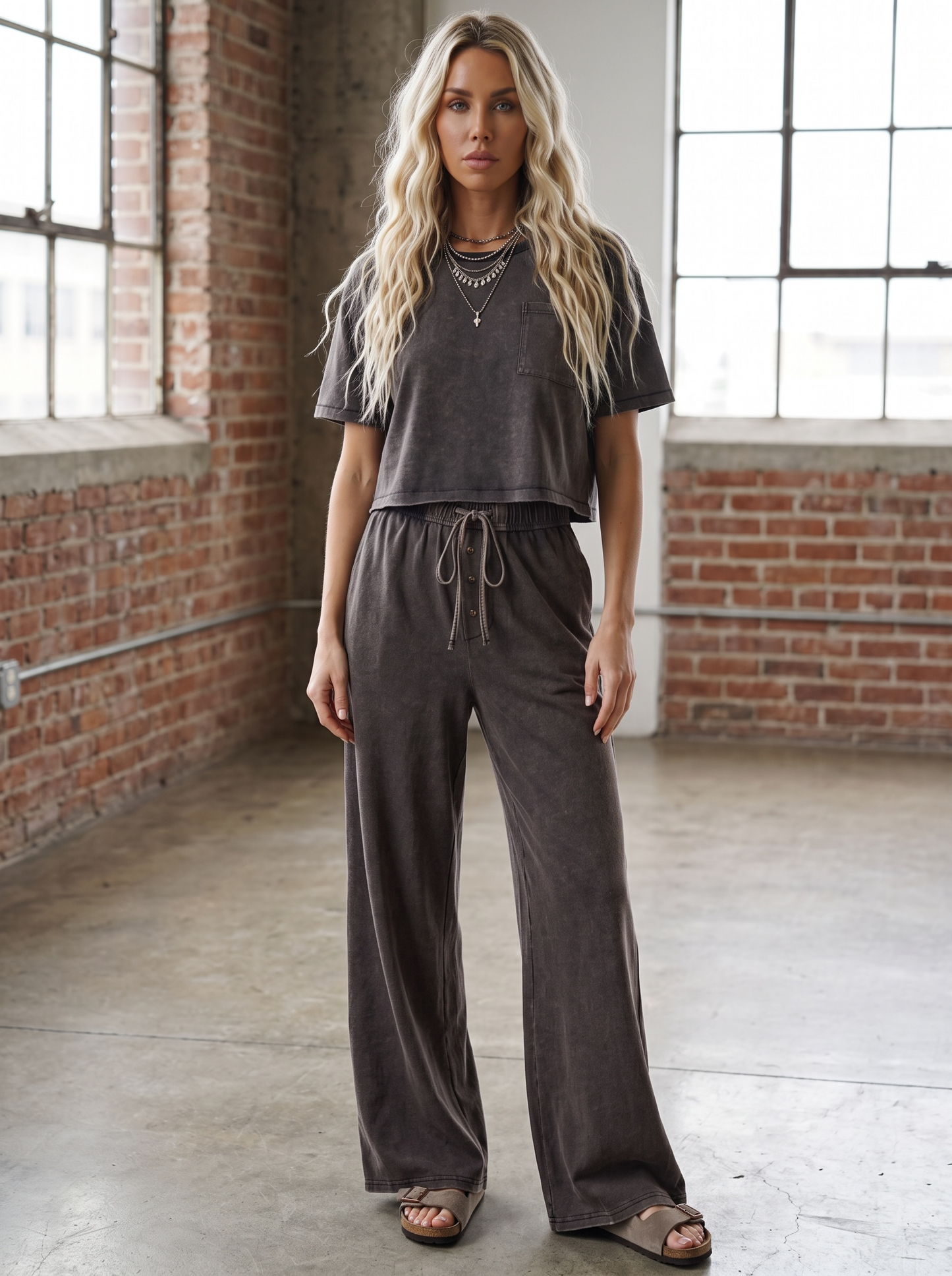 Eesome Mineral Washed Top