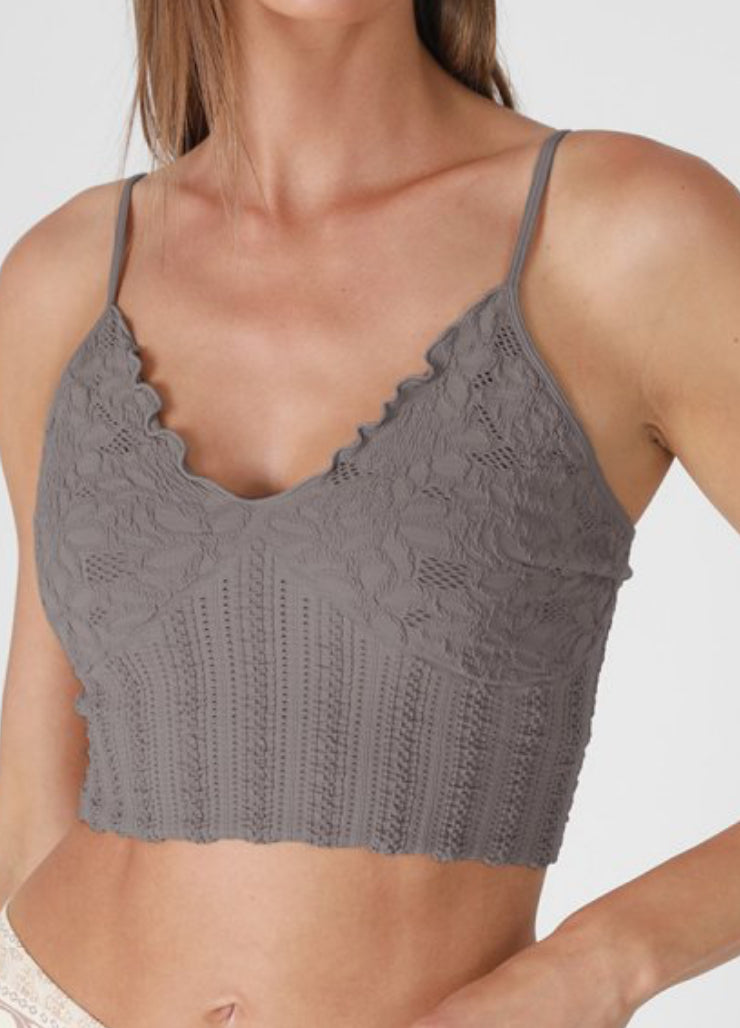 Nikibiki Lace Textured Bralette