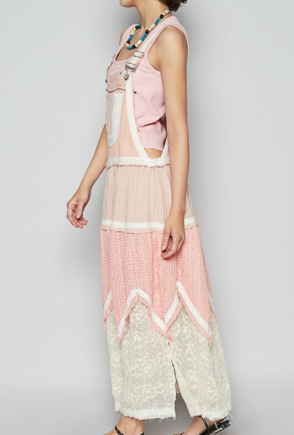 POL Lace Overall Dress
