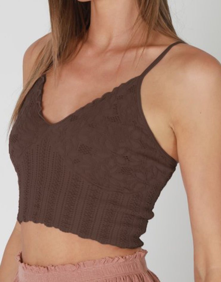Nikibiki Lace Textured Bralette