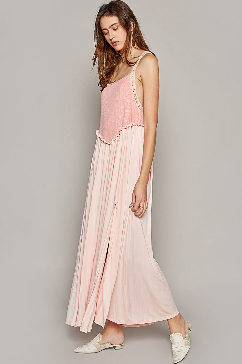 POL Slit Maxi Dress