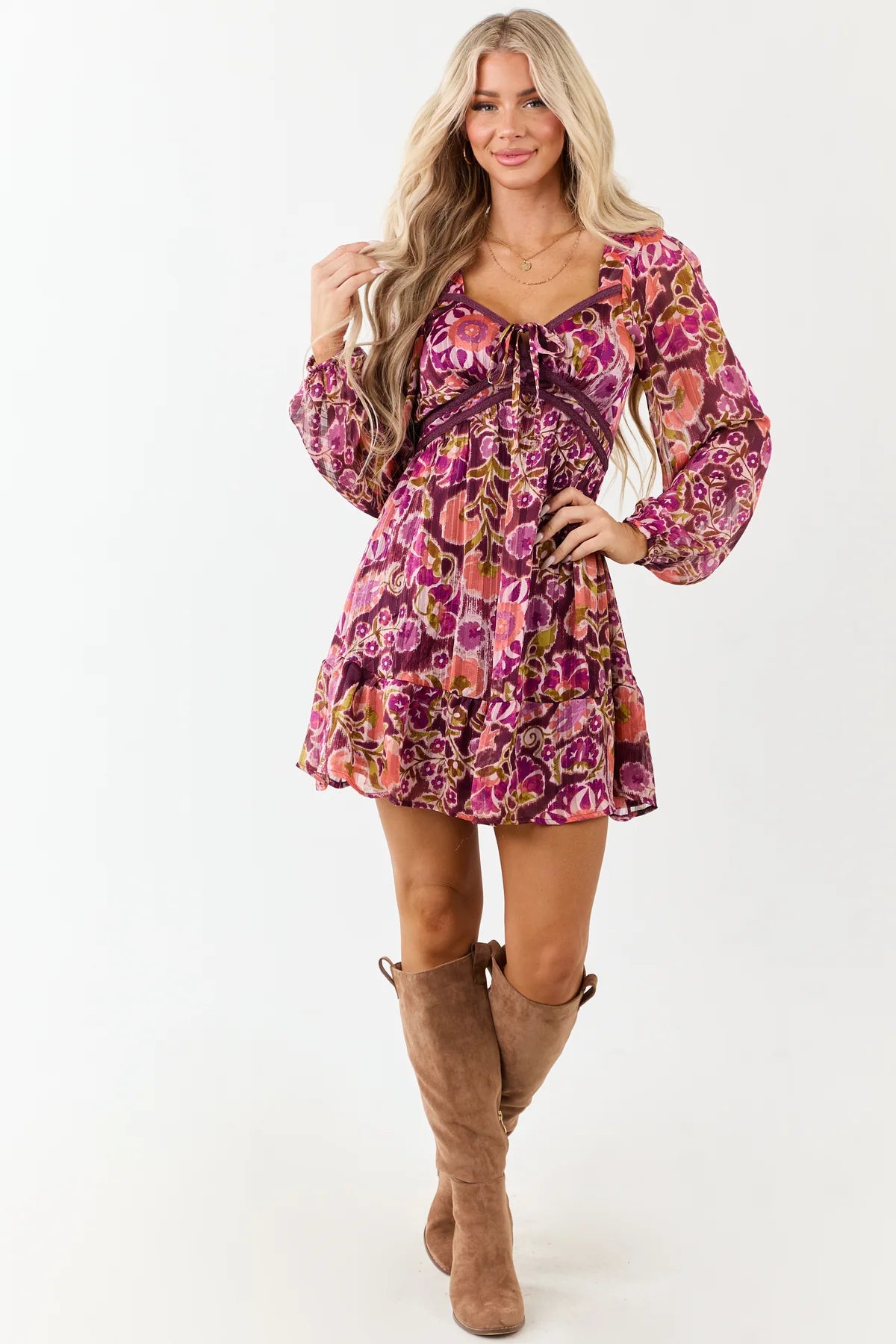 Very J Floral Dress