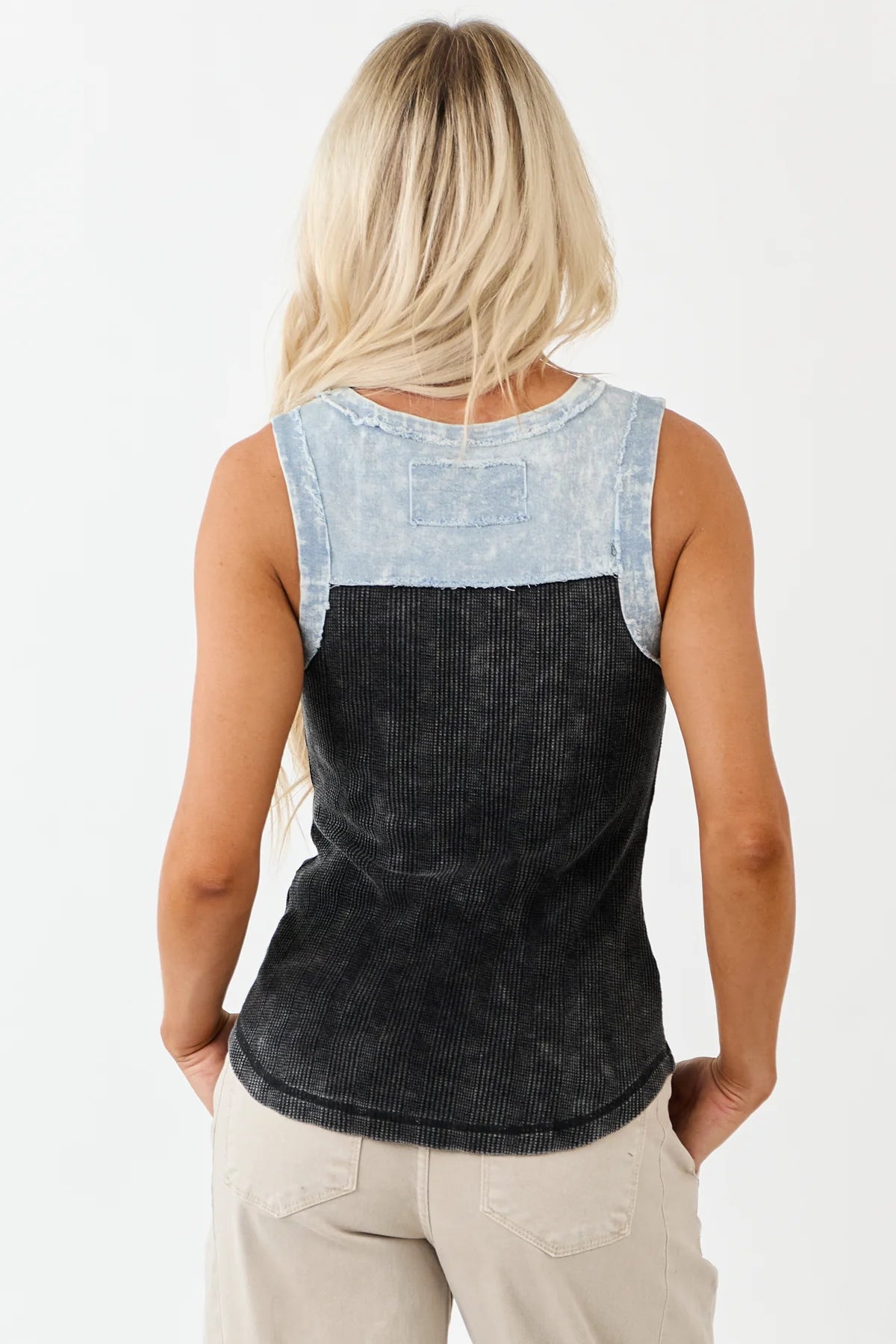Very J Washed Knit Tank