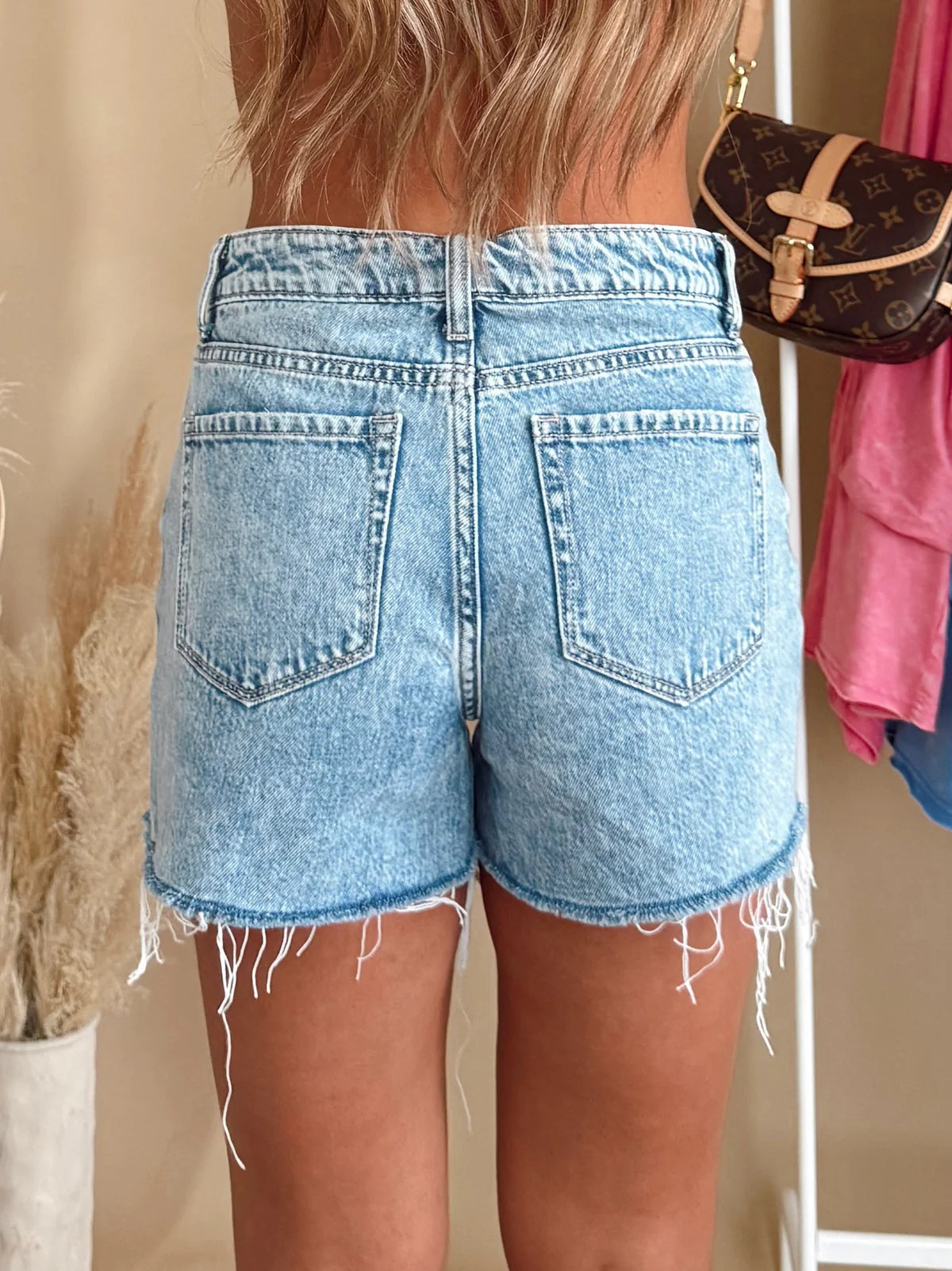 Cut Off Denim Shorts