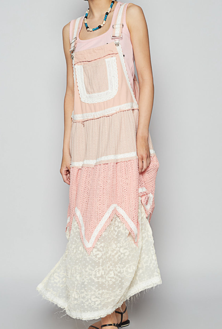 POL Lace Overall Dress